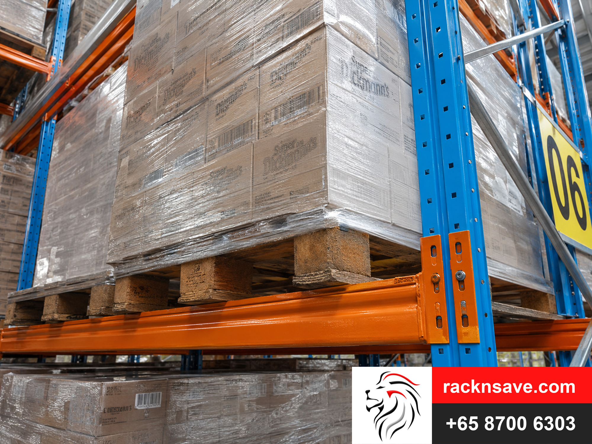 Heavy duty warehouse pallet racking in Singapore