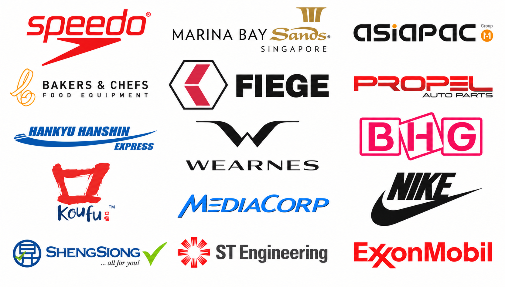 Selected Rack and Save clients in Singapore