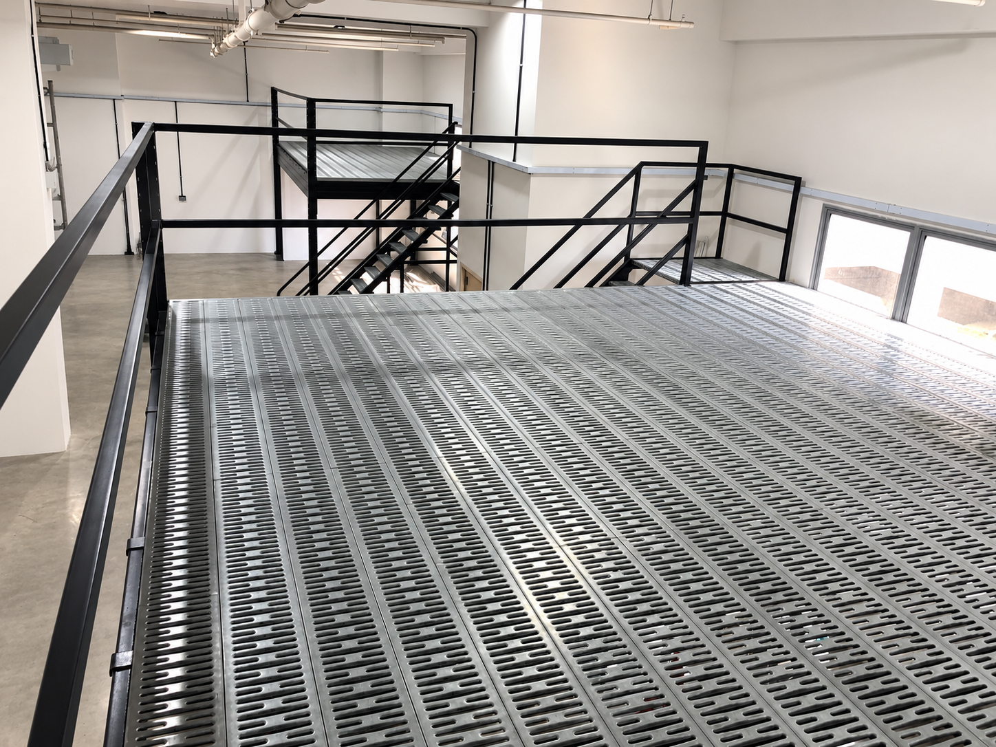 Superblock mezzanine warehouse and commercial platform system in Singapore